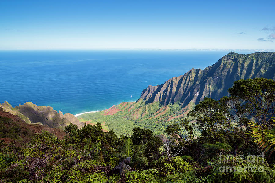Na Pali Coast from the Kalalau Lookout, Kokee State Park, Kauai, Hawaii