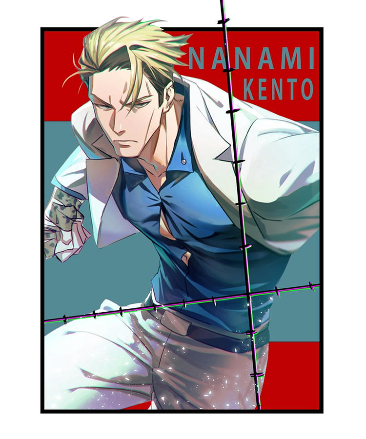 Nanami Kento Jujutsu Kaisen Digital Art By William Stratton 