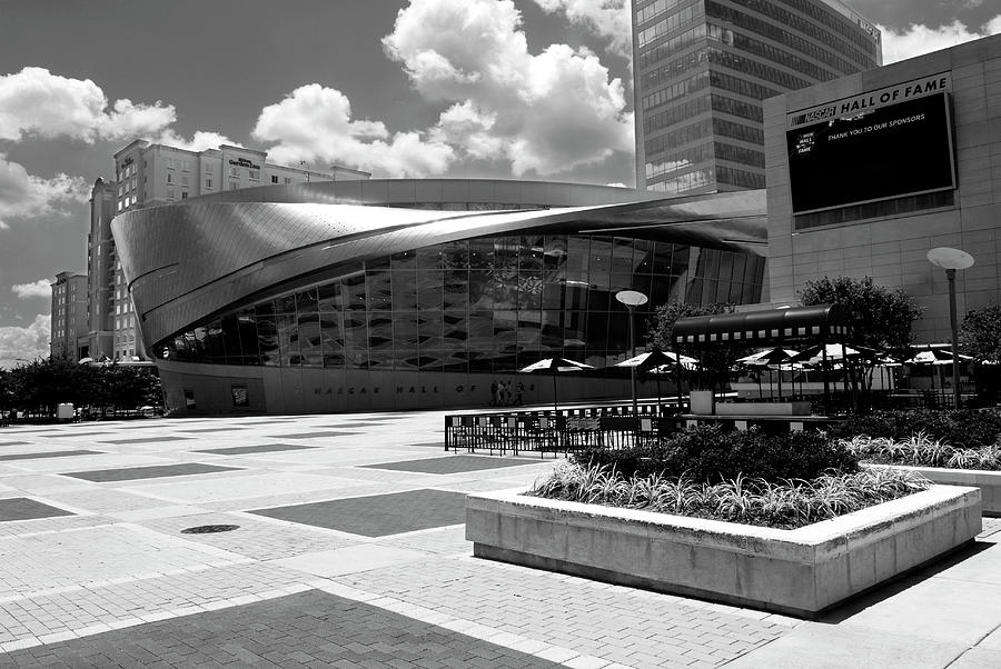 NASCAR Hall of Fame Charlotte BW #1 Photograph by Bob Pardue