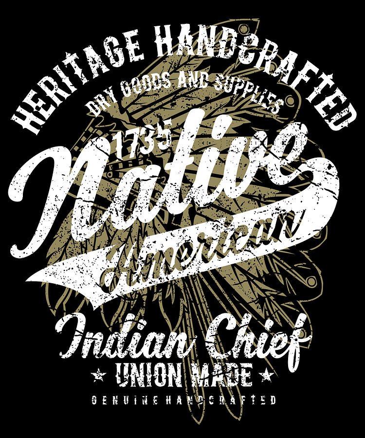 Native American Indian Chief #2 Digital Art by Jacob Zelazny