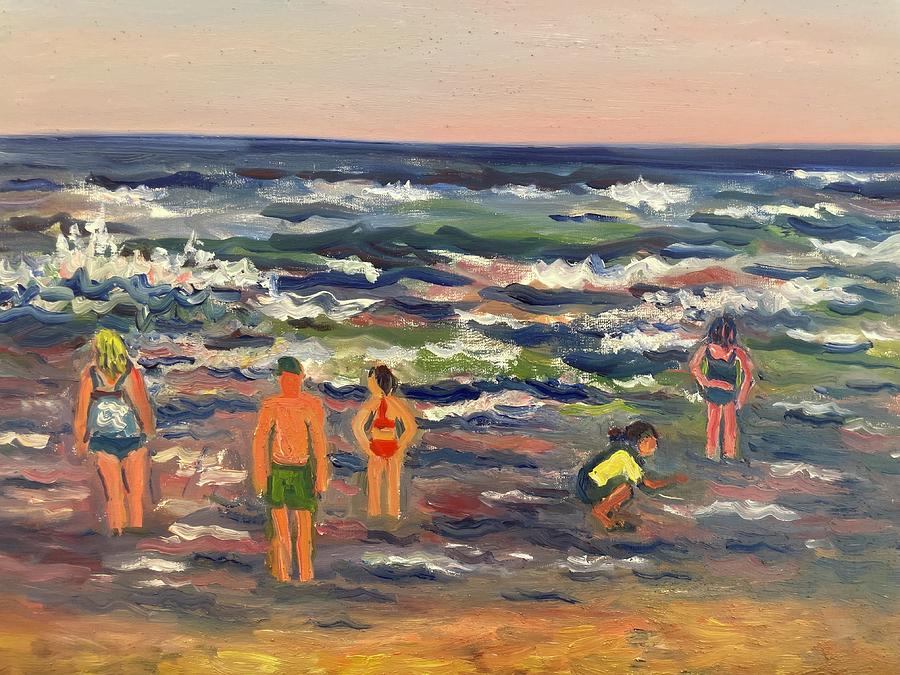 Nauset Beach #2 Painting by Beth Riso