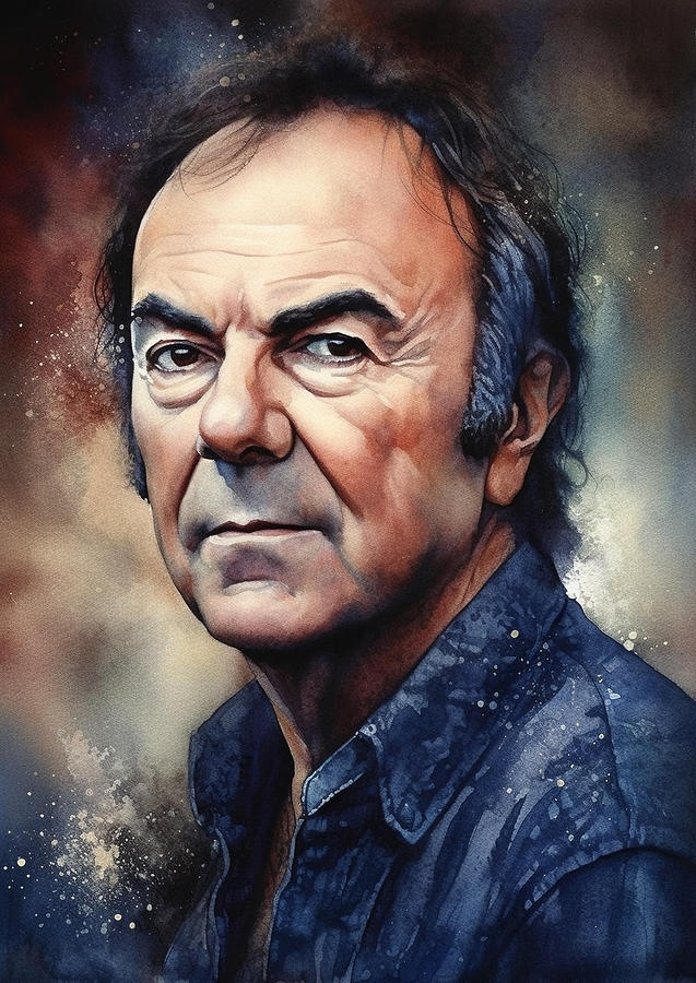 Neil Diamond Digital Art by Dieu Vuong Kha - Fine Art America