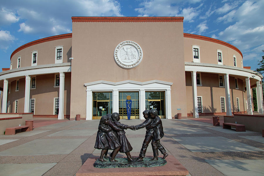 New Mexico state capitol building in Santa Fe New Mexico #2 Photograph by Eldon McGraw