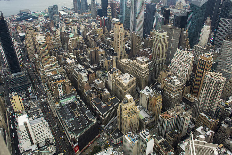 New York City aerial views #2 Photograph by Tom Craig