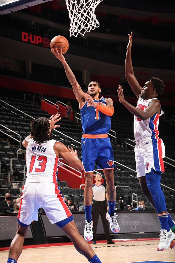 New York Knicks v Detroit Pistons #2 Photograph by Chris Schwegler