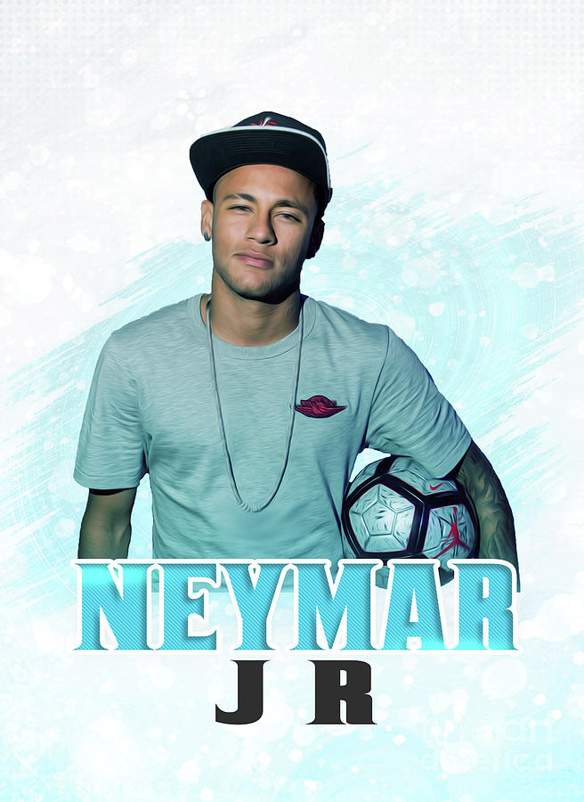 Neymar Digital Art By Mounir Meghaoui - Fine Art America