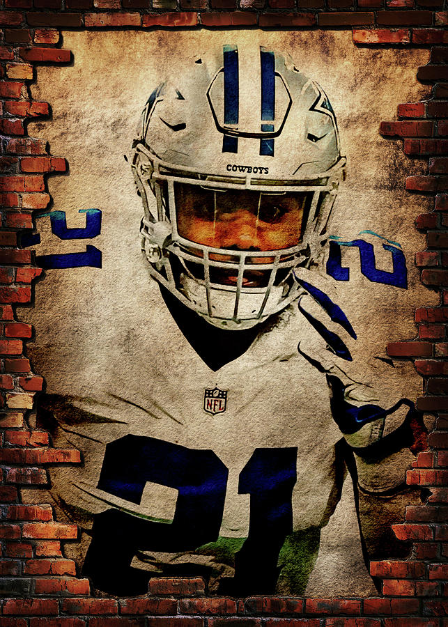 NFL Dallas Cowboys Player Ezekiel Elliott Ezekiel Elliott ...