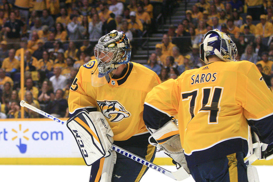 NHL: MAY 10 Stanley Cup Playoffs Second Round Game 7 - Jets at Predators #2 Photograph by Icon Sportswire