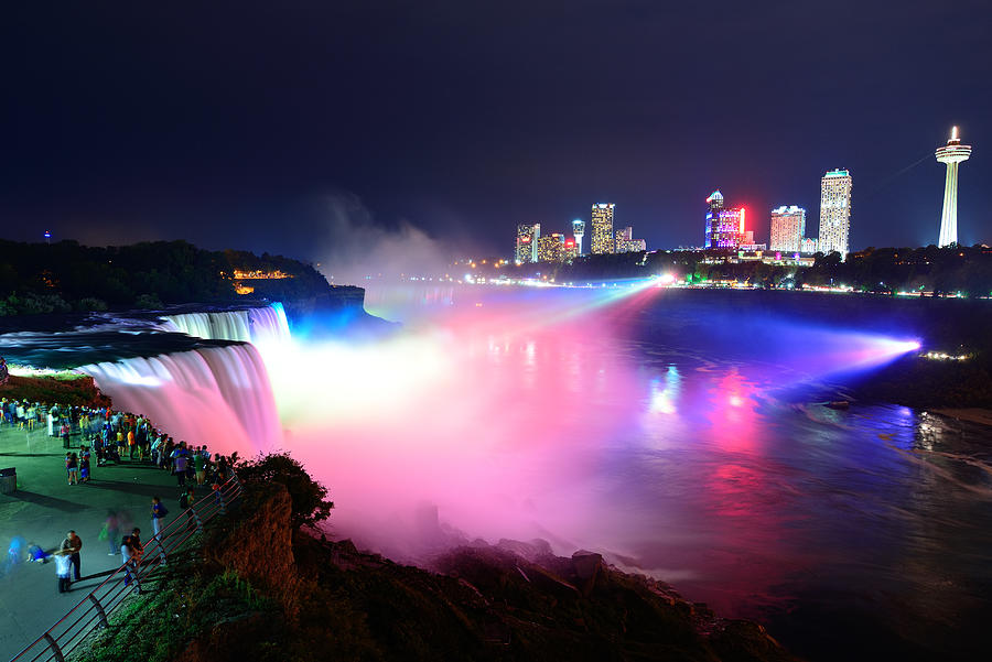 Niagara Falls in colors #2 Photograph by Songquan Deng