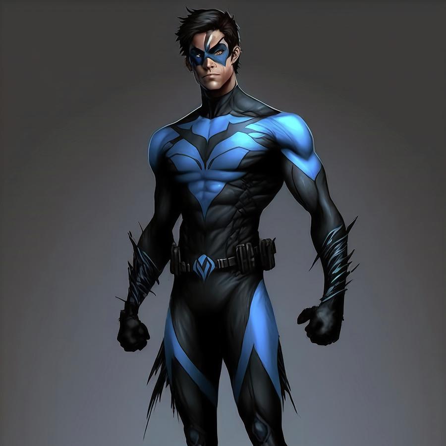 Nightwing Digital Art By Creationistlife Pixels