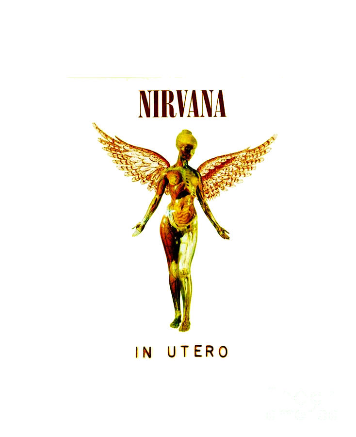 Nirvana band in utero album #2 Mixed Media by Febri Fakih - Fine Art ...