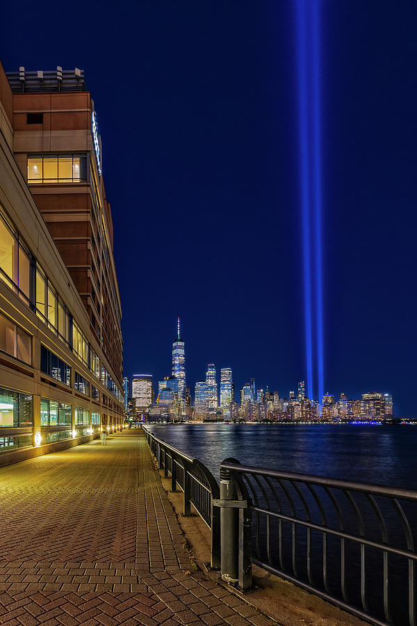 NYC Tribute In Light  #1 Photograph by Susan Candelario