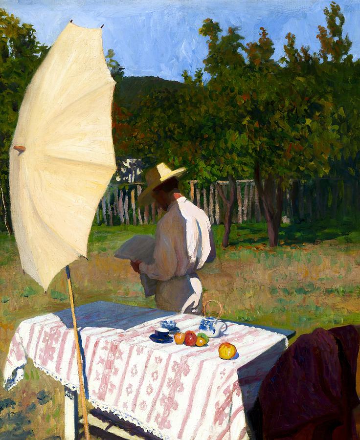 Fall Painting - October #2 by Karoly Ferenczy