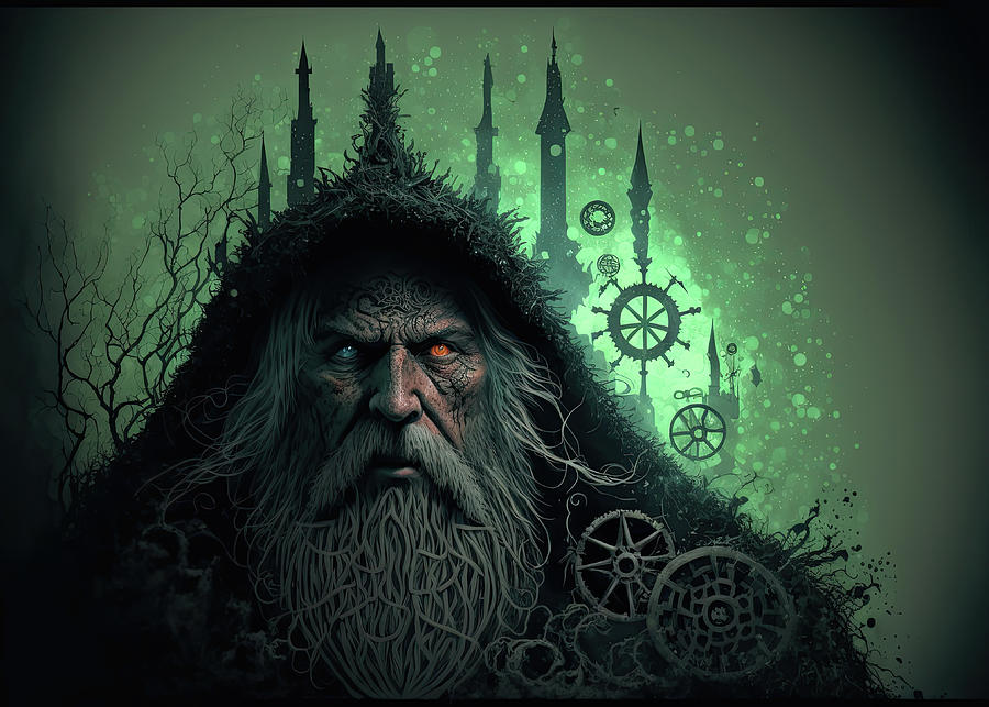 Odin Viking Norse Mythology Digital Art by 1-sascha-schmidt - Pixels