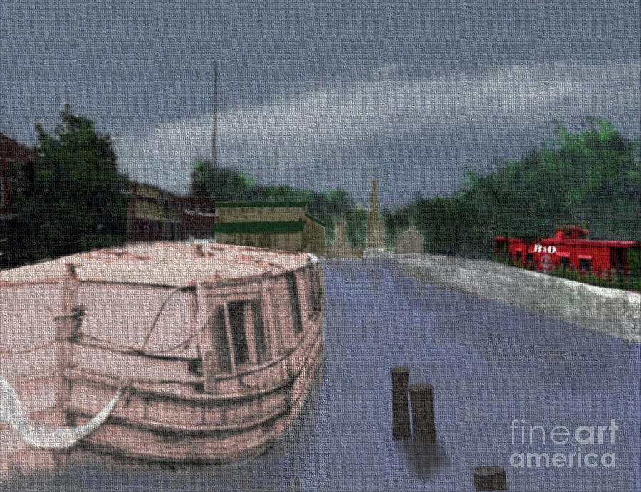 Ohio Erie Canal - Colorized Digital Art by Charles Robinson - Fine Art ...