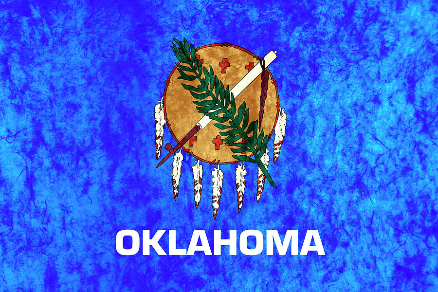 Oklahoma State Flag Photograph