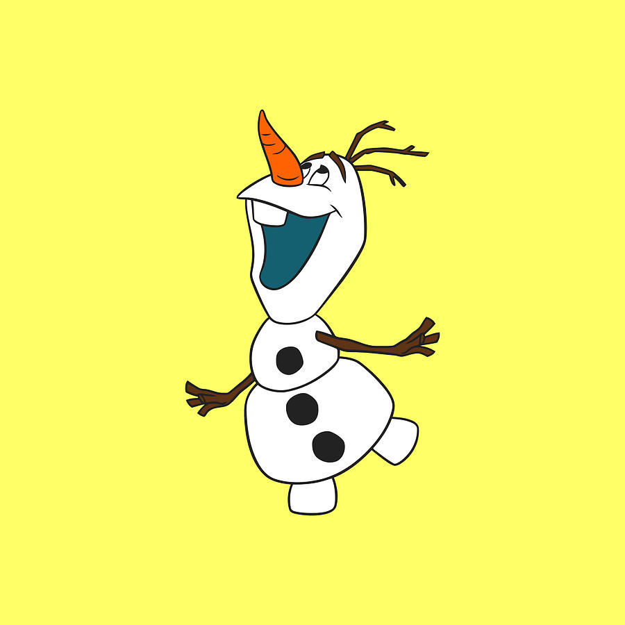 olaf frozen drawing by su topo fine art america