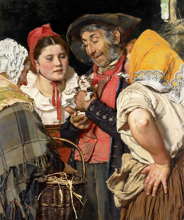 Old Man's Treasure Painting by Karl Gussow - Fine Art America