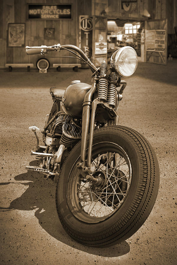  Old Motorcycle Shop #2 Photograph by Mike McGlothlen