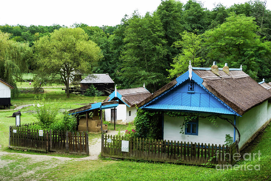 Old peasant houses Photograph by Adriana Sulugiuc Fine Art America