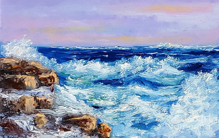 On da Rocks #3 Painting by Fred Wilson