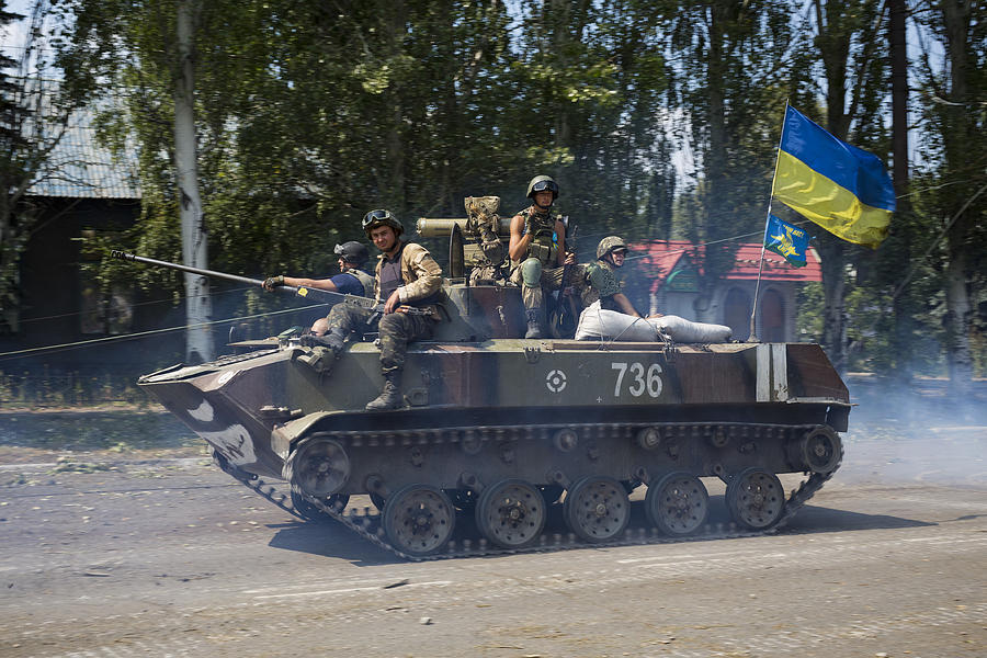 Ongoing Conflict In Ukraine Photograph by Pierre Crom