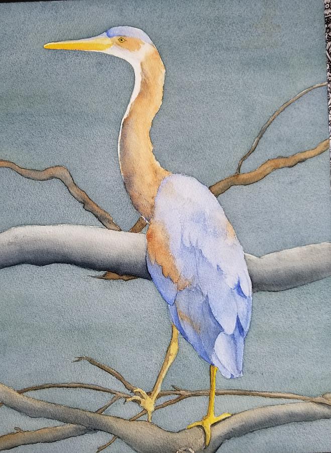 Out on a Limb #2 Painting by Judy Mercer