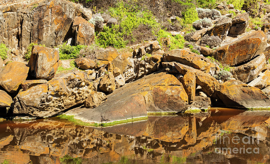 Outback Rock Reflections #2 Photograph by THP Creative