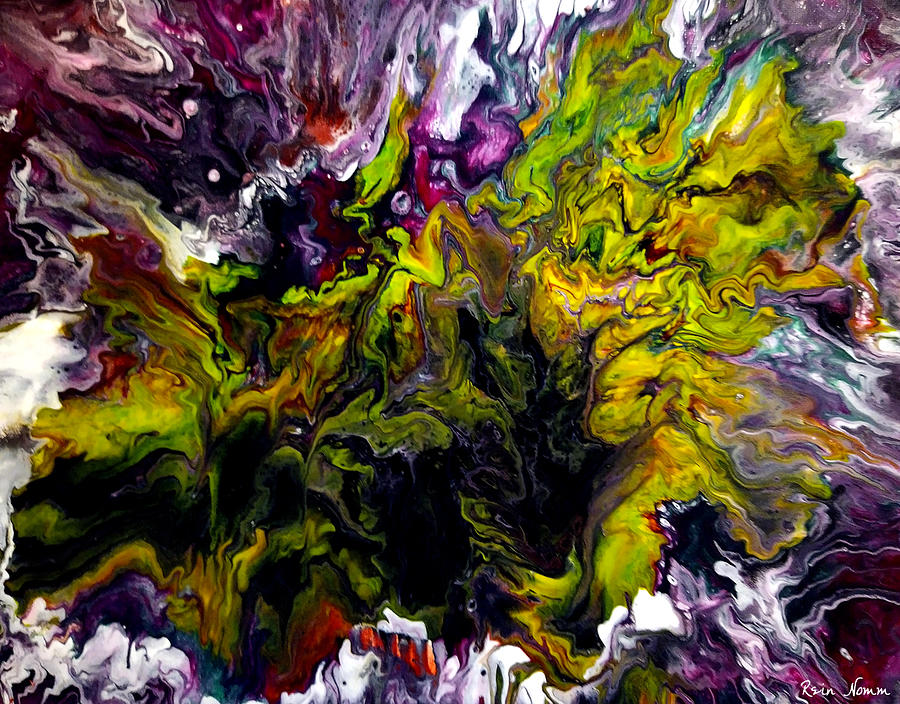 Outburst #2 Painting by Rein Nomm