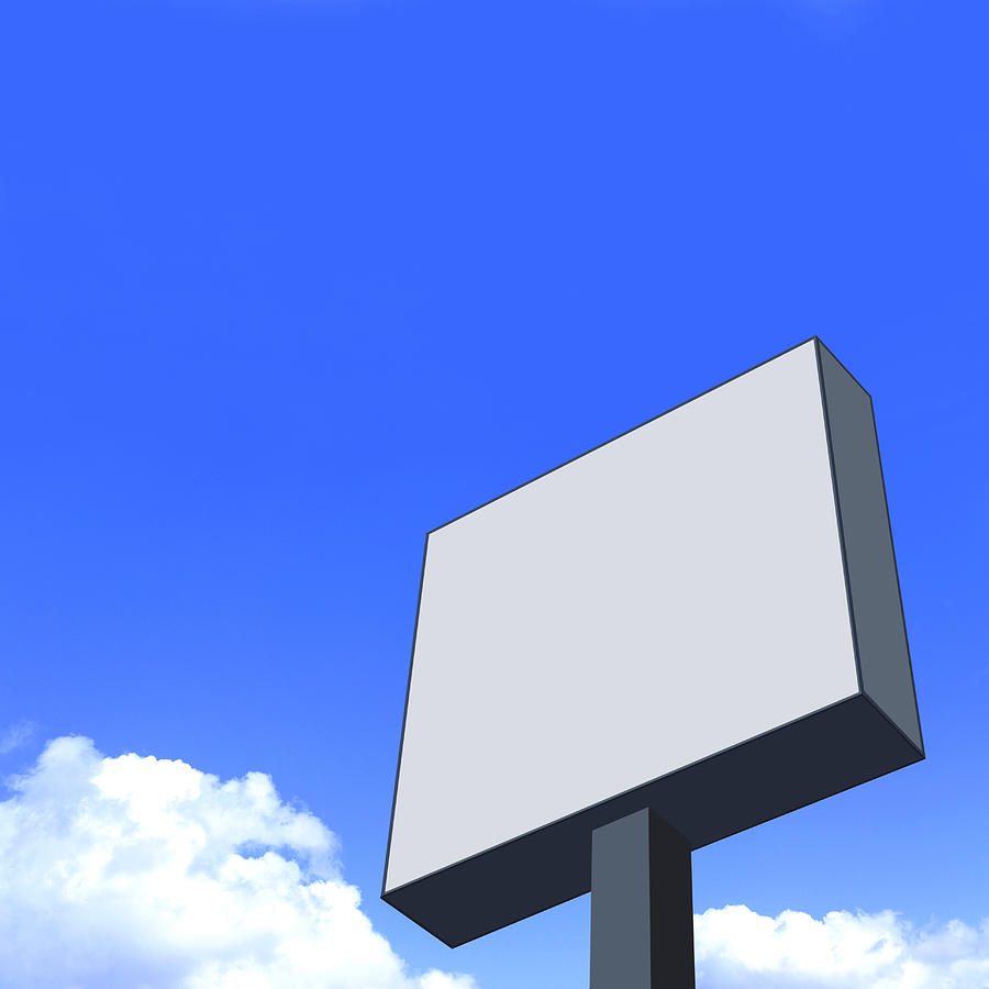 Outdoor sign and sky with clouds #2 Photograph by Hidetsugu Mori/Aflo