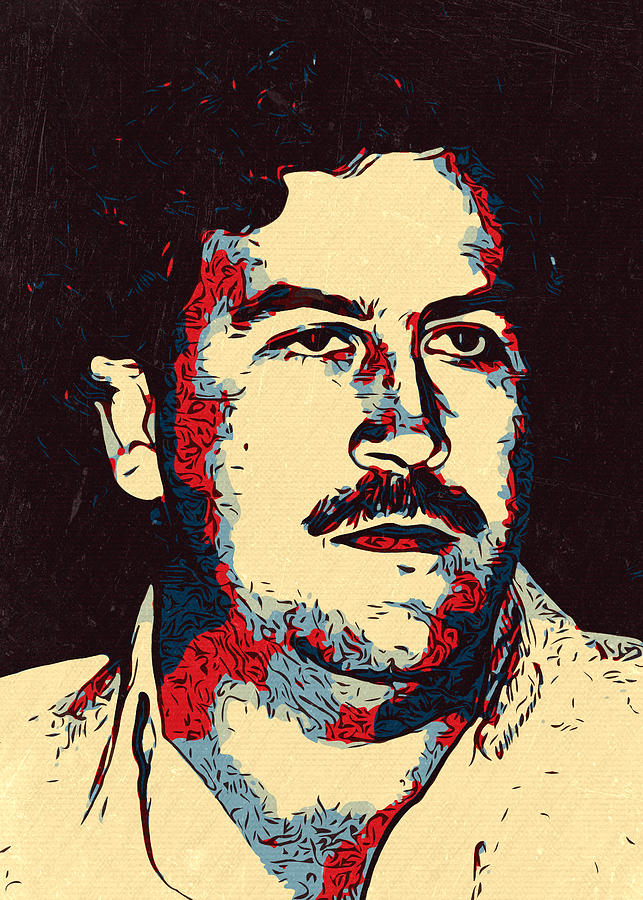 Pablo Escobar Artwork Painting by New Art