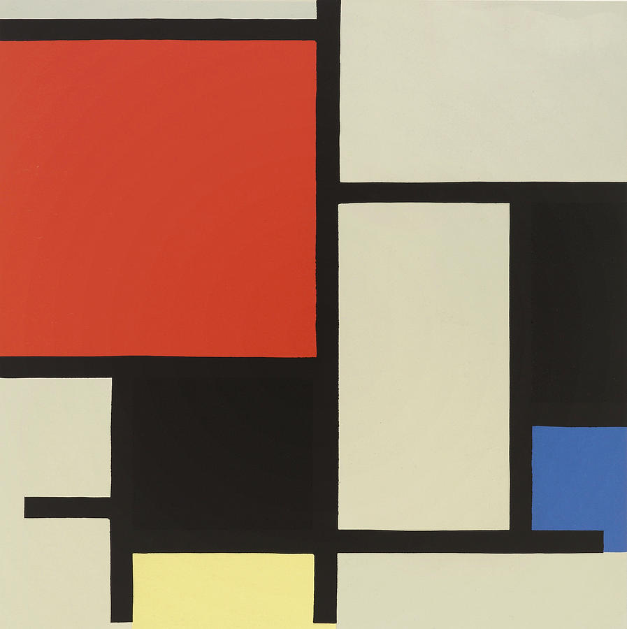 Paintings By Piet Mondrian - Modern Art Painting by Jean Darmel - Pixels