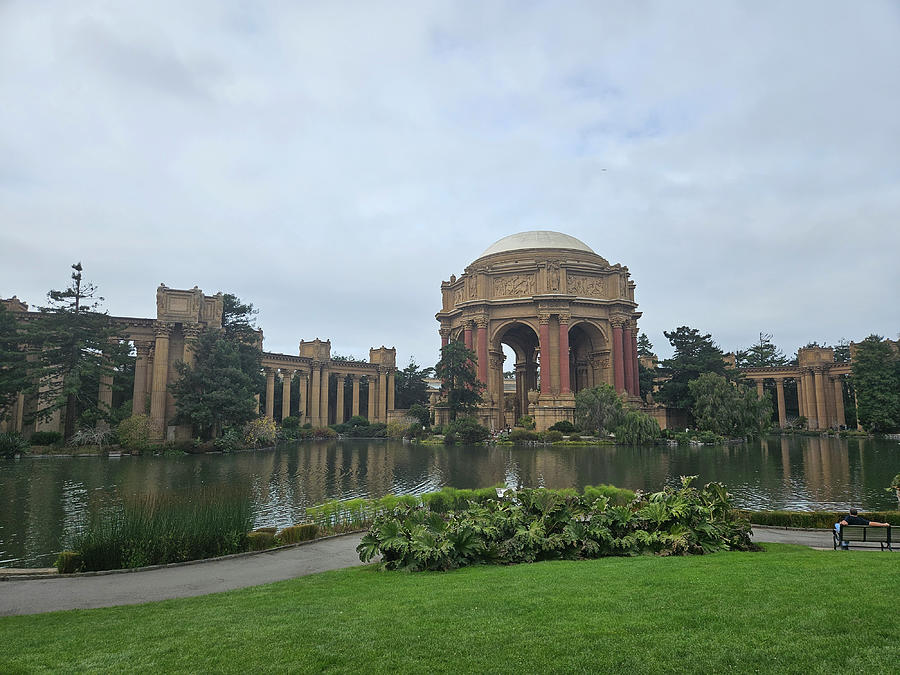 Palace Of Fine Arts, A Monumental Structure Located In San Francisco 