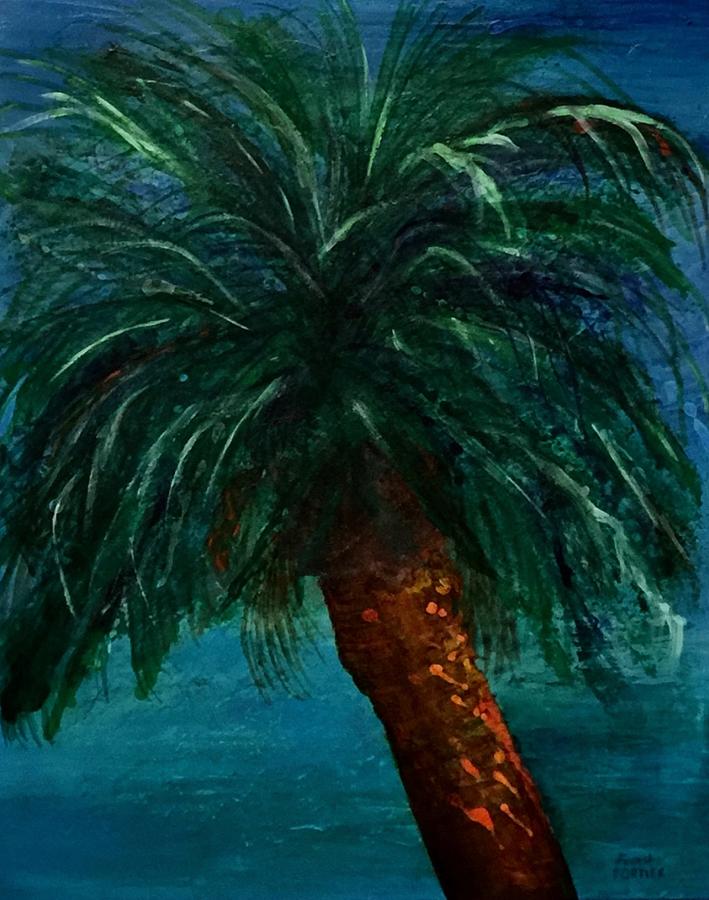 Palmetto Tree Painting by Forrest Fortier