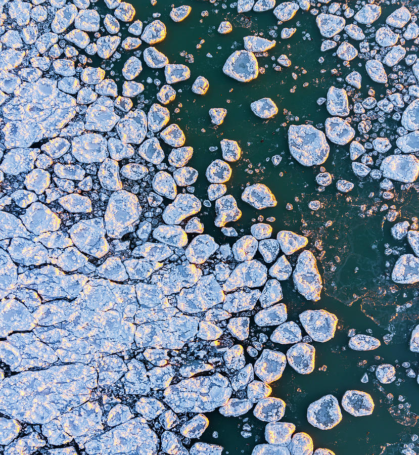 Pancake Ice On Lake Michigan 2 Photograph By James Brey Pixels 