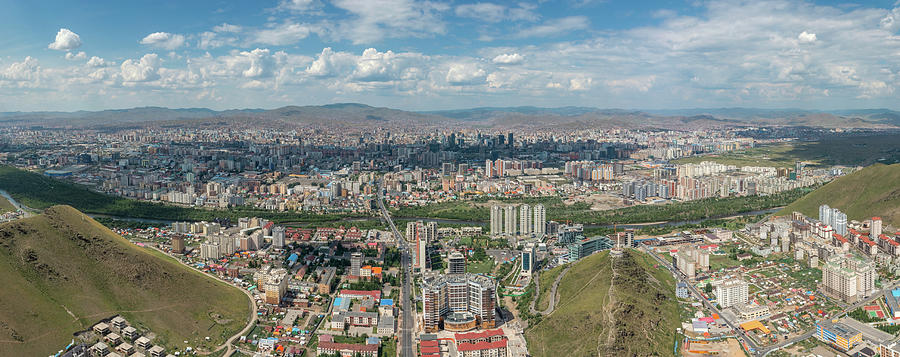 Panorama view of Ulaanbaatar Mongolia #2 Photograph by Mikhail Kokhanchikov