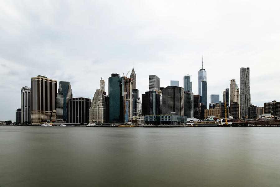 Panoramic view of Financial District of New York Photograph by JJF ...