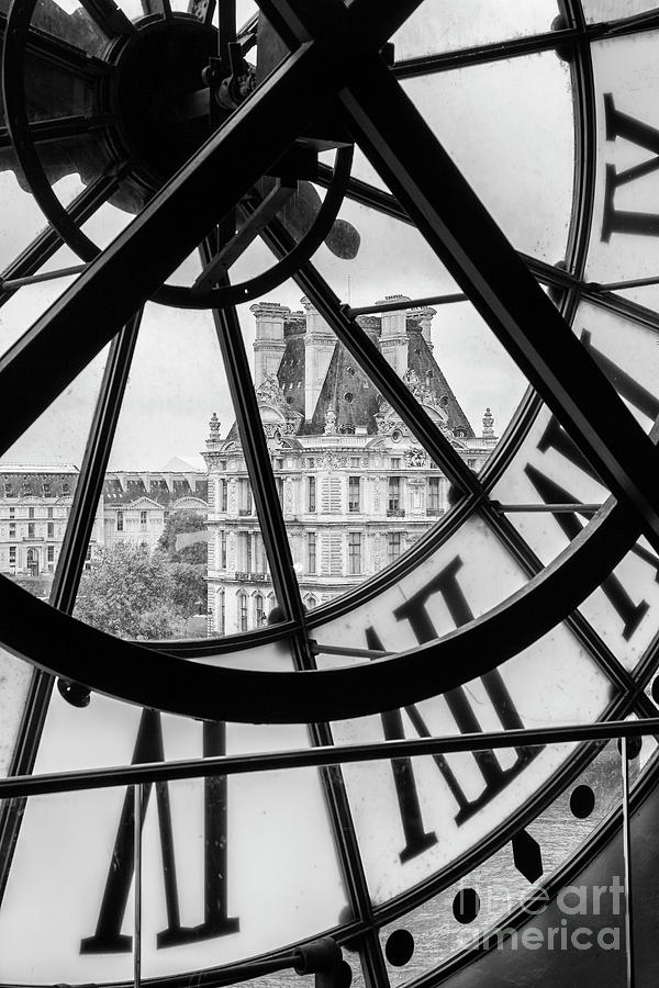 Paris Clock - Musee dOrsay - France Photograph by Brian Jannsen