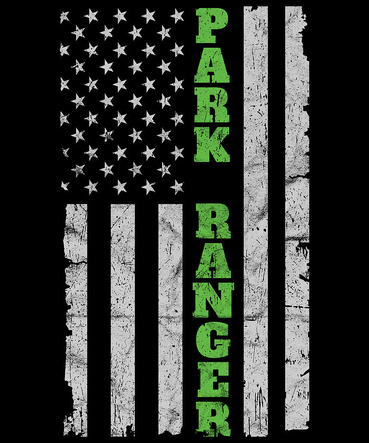 park ranger american flag usa digital art by michael s park ranger american flag usa by michael s