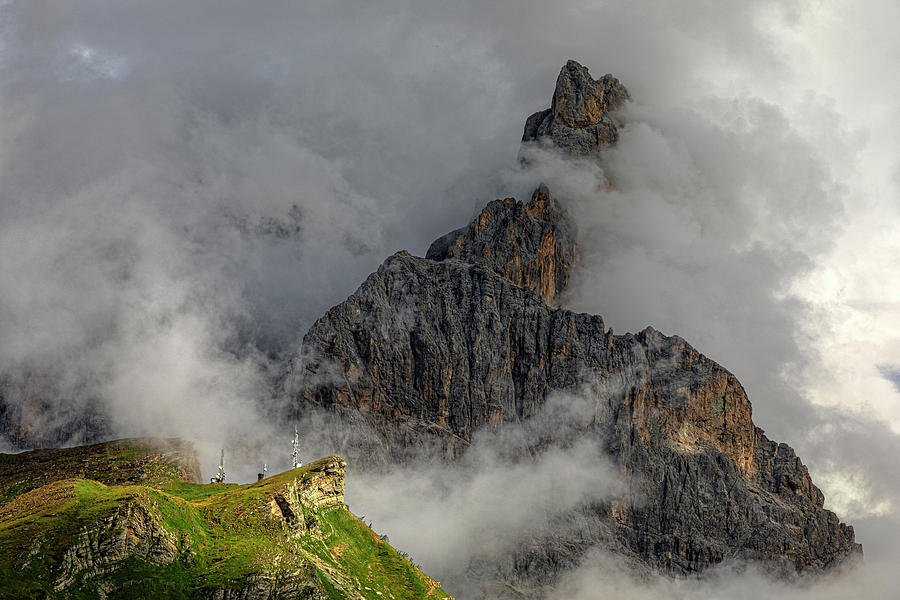 Mountain Photograph - Passo Rolle - Dolomites, Italy #2 by Joana Kruse