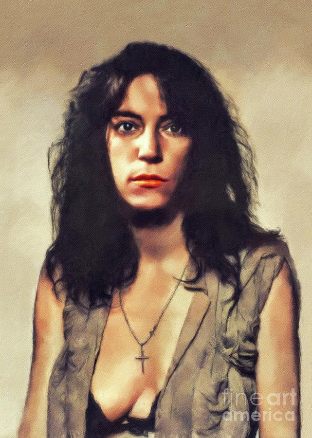 Patti Smith, Music Legend Painting by Esoterica Art Agency