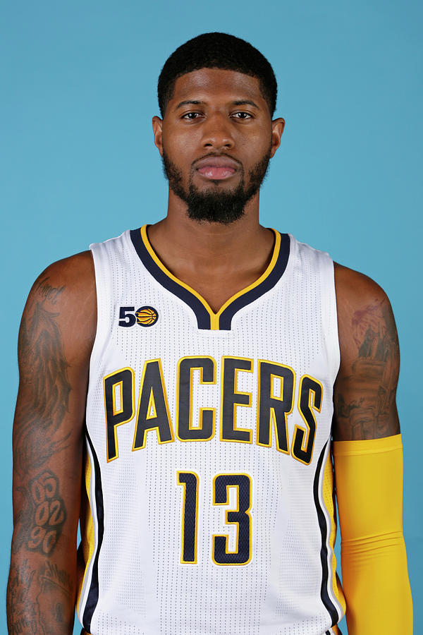Paul George #2 Photograph by Ron Hoskins