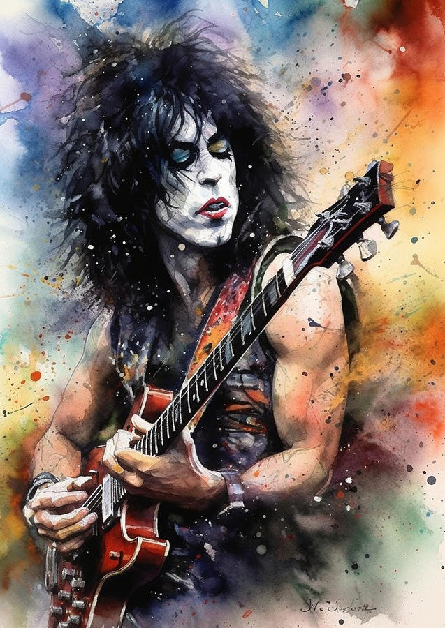 Paul Stanley Digital Art by Dieu Vuong Kha - Fine Art America