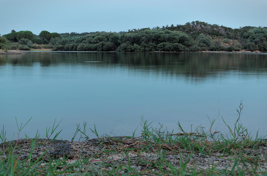 Peaceful view in Povoa e Meadas Dam #1 Photograph by Angelo DeVal