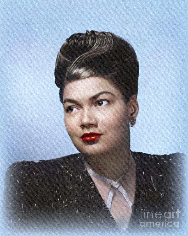 Pearl Bailey, Singer and Actress #2 Painting by Esoterica Art Agency