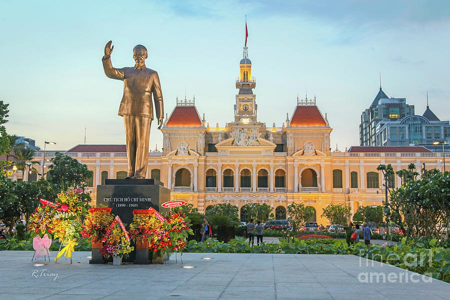 Peoples Committee Building  Saigon Vietnam #4 Photograph by Rene Triay FineArt Photos