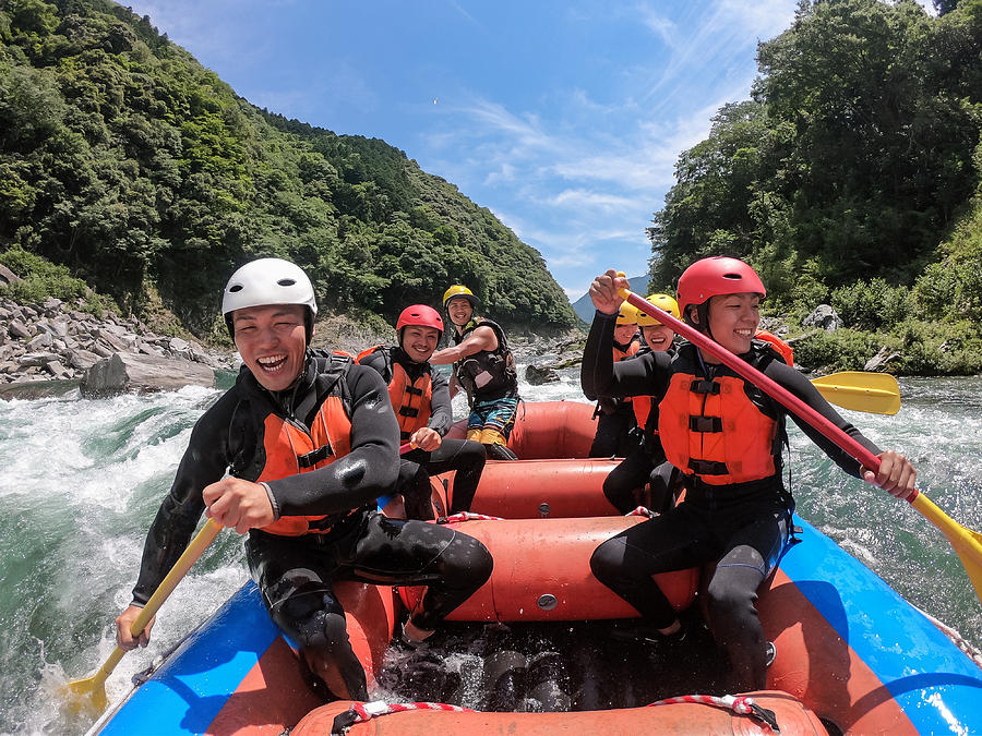 Personal point of view of a white water river rafting excursion #2 Photograph by Tdub303