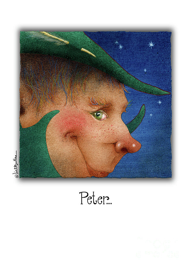 Peter Pan Painting - Peter... #2 by Will Bullas