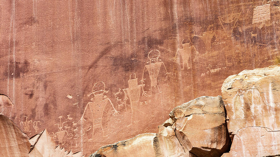 Petroglyphs  Photograph by James Marvin Phelps