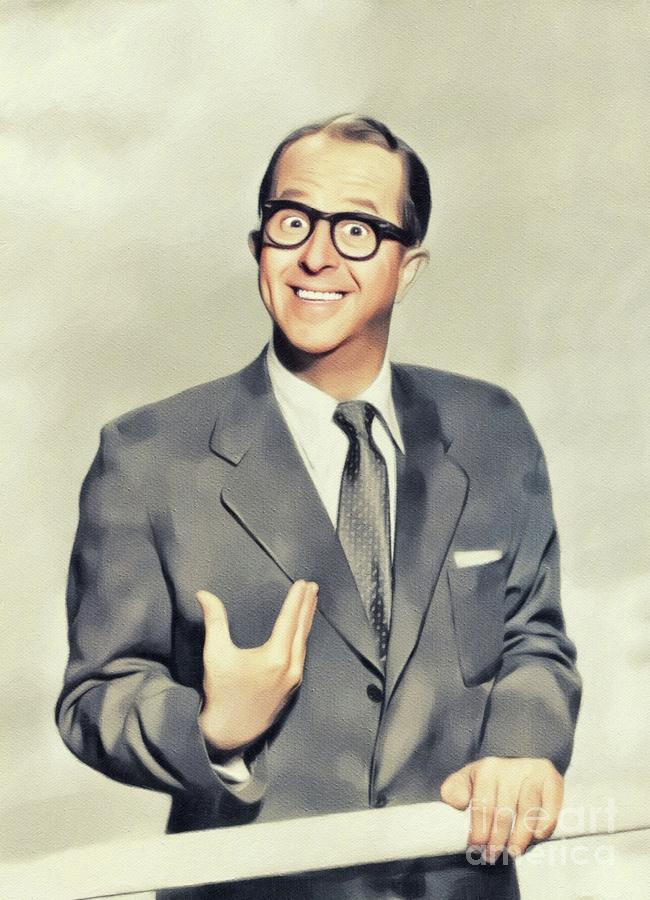 Phil Silvers, Vintage Actor Painting